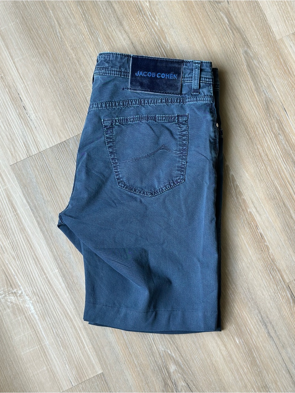 Jacob Cohën JPE240746 Men’s Blue Tailored Bermuda Shorts-Size 36 - Made In Italy